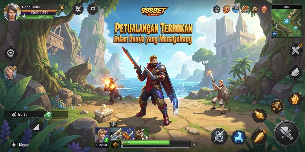 Gameplay 988BET menampilkan petualangan tanpa batas di dunia terbuka.