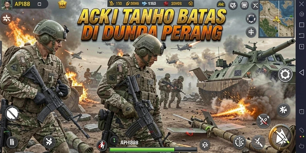 Screenshot menampilkan aksi seru dari gameplay API88.