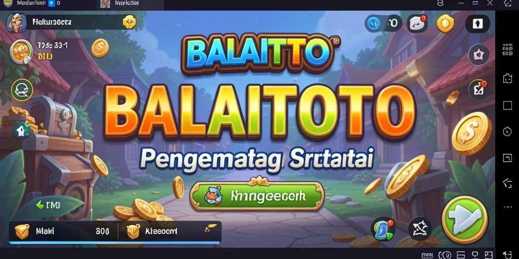 Screenshot gameplay BALAITOTO yang menampilkan kemajuan dalam game Idle.