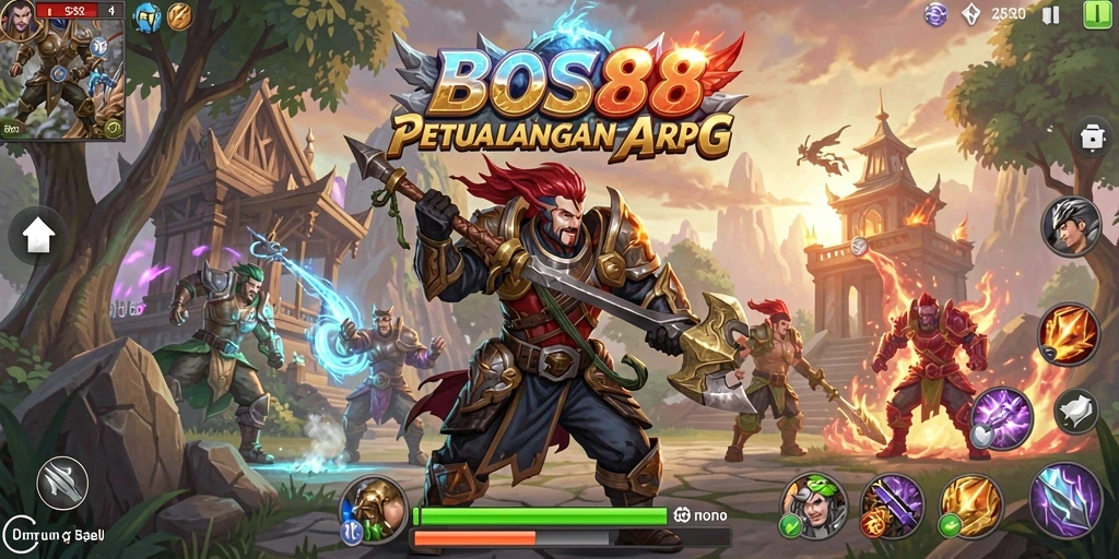 Tampilan gameplay <strong>BOS88</strong> yang seru dan mendebarkan di dunia ARPG.