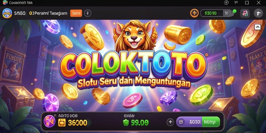 Tampilan grafis menakjubkan dari gameplay Slot COLOKTOTO