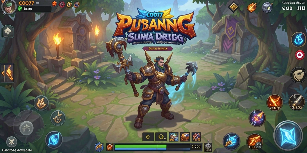 Screenshot menunjukkan pertarungan epik dalam game ARPG COO77.