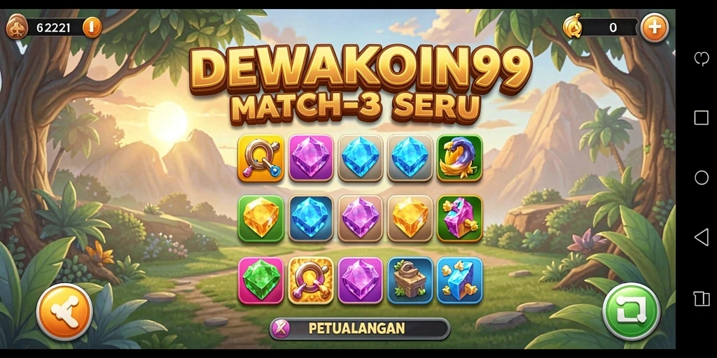 Tampilan menarik dari gameplay seru DEWAKOIN99.