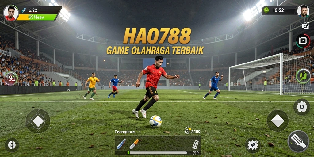 Tangkapan layar HAO788 menunjukkan gameplay olahraga yang seru dan kompetitif.