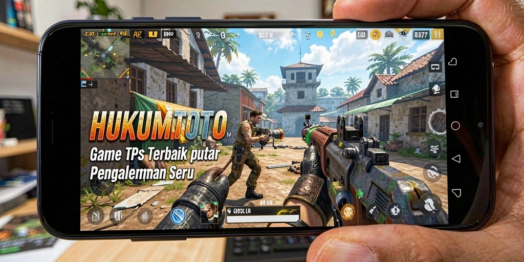 Tampilan gameplay seru HUKUMTOTO yang penuh aksi.