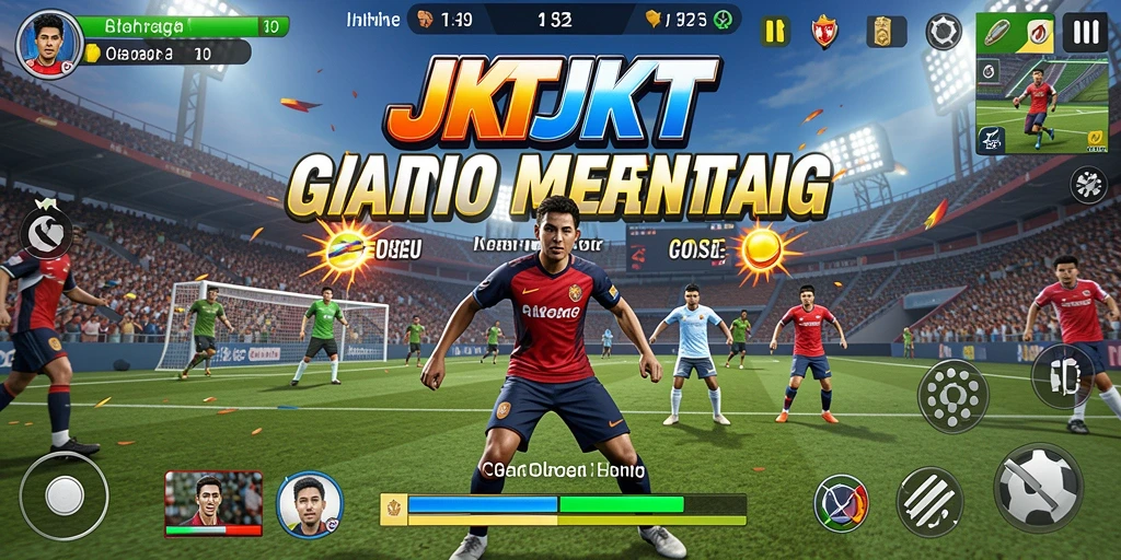 Gameplay seru dalam <strong>JKTJKT</strong> yang menampilkan aksi olahraga yang mendebarkan.