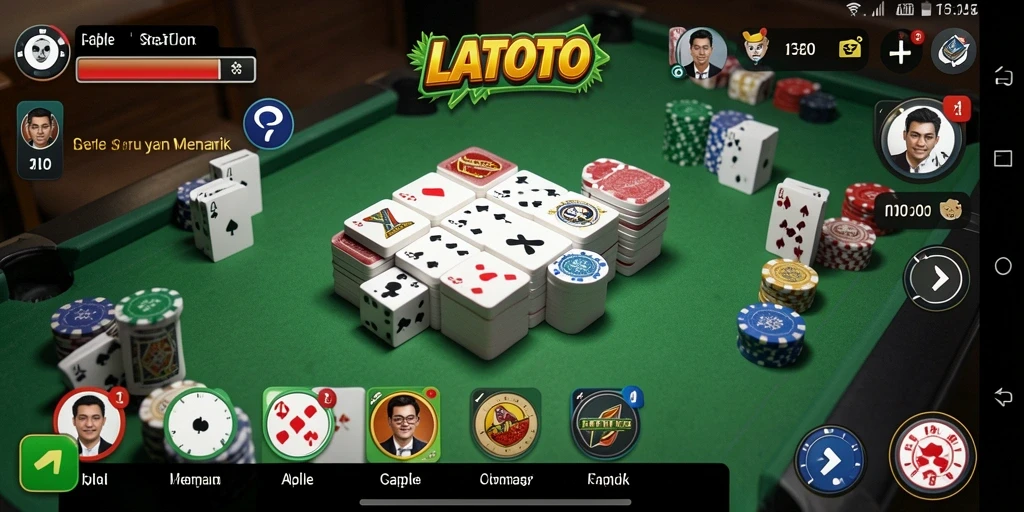 Tampilan gameplay LATOTO yang seru dan mengasyikkan.