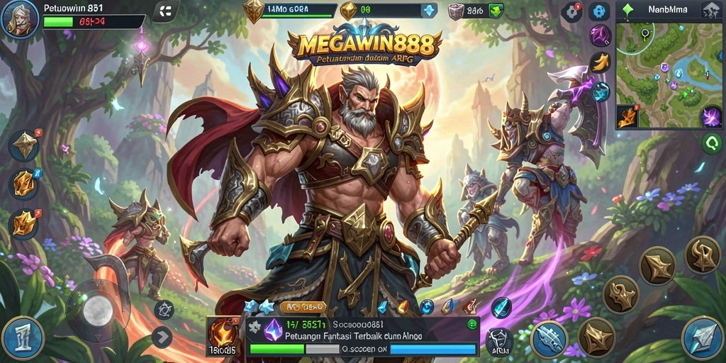 Tampilan gameplay menakjubkan dalam dunia ARPG MEGAWIN888.
