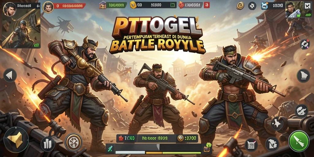 Tampilan seru dari pertarungan di PTTOGEL yang memacu adrenalin.
