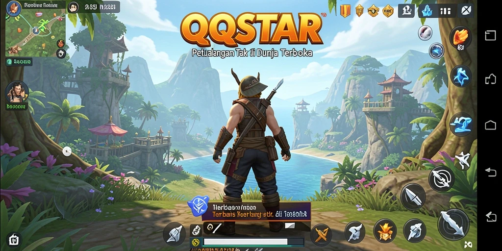 Gameplay menakjubkan di dunia terbuka QQSTAR.