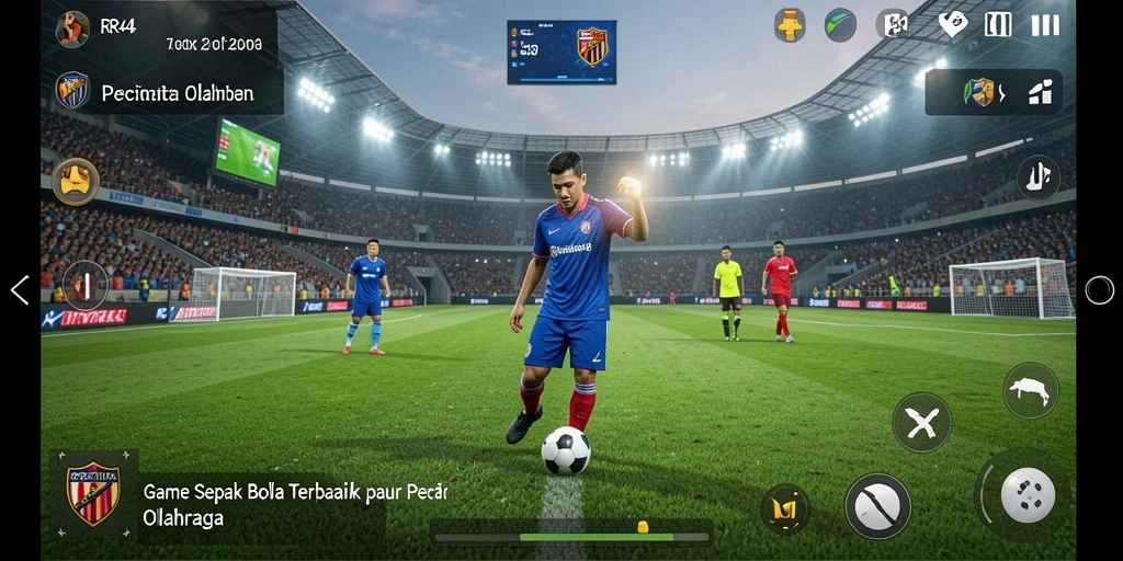 Tampilan gameplay mendebarkan dalam RR44 dengan grafis yang realistis.