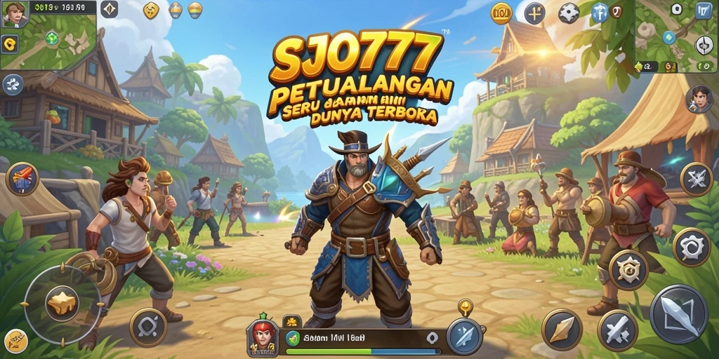 Screenshot menampilkan gameplay Open World yang memukau dalam SJO777.